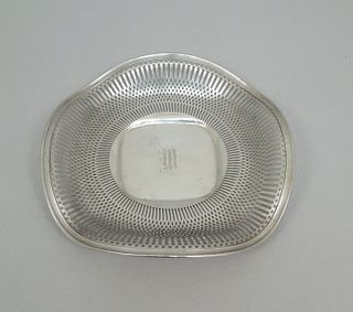 Whiting Sterling Silver Reticulated Tray.