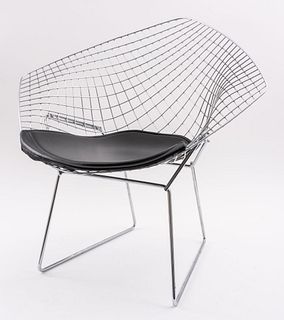 Bertoia for Knoll Chrome Metal "Diamond" Chair