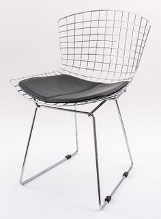 Bertoia for Knoll Chrome Metal Side Chair