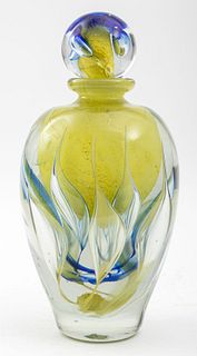 Jean-Claude Novaro Art Glass Flacon, 2001