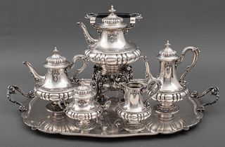 French Regence Style Silver Tea & Coffee Set