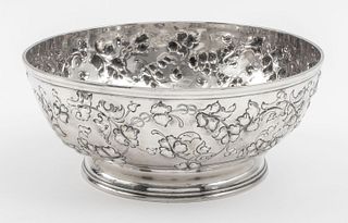 Sterling Silver Repousse Bowl