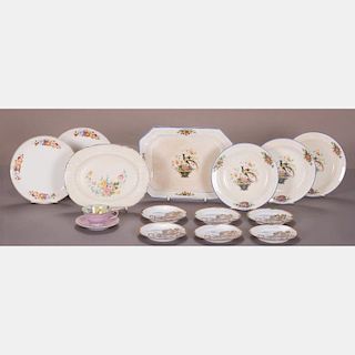 A Miscellaneous Collection of Porcelain Plates and Platters by Various Makers, 20th Century.