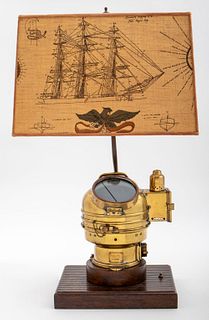 Ship's Compass Nautical Lamp