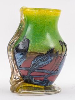 Jean-Claude Novaro Art Glass Vase