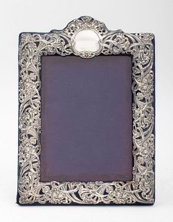 British Art Nouveau Silver Mounted Frame