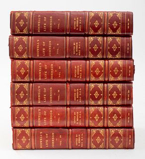 Boswell's Life of Johnson in 6 Vols., 1889
