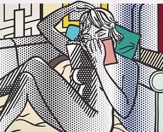 Nude Reading, A ROY LICHTENSTEIN Limited Edition Lithograph Print