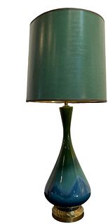 IMO ROYAL HAEGER Mid Century Drip Glaze Lamp