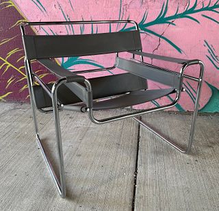 Vintage WASSILY Chair by MARCEL BREUER Made in Italy 