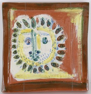 Picasso Madoura, Petit Visage Solaire 20/100