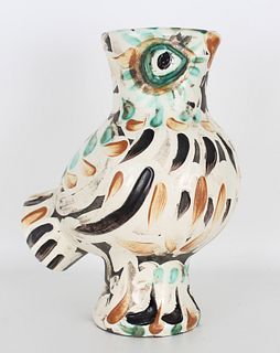 Picasso, Madoura 'Wood Owl' Ceramic Pitcher