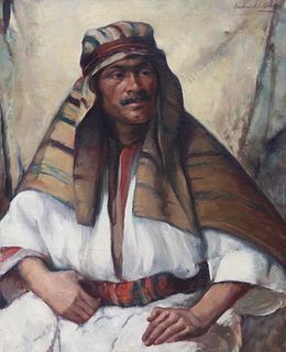 Bernard I. Green (1887 - 1951) Orientalist Man