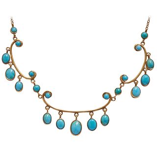 TURQUOISE DROP NECKLACE