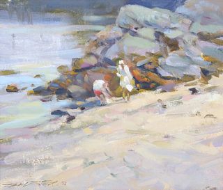 Don Stone (1929-2015) "Fish Beach, Monhegan"