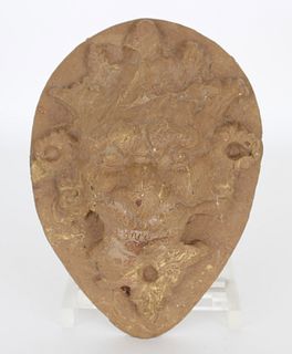 17th C. Italian Terra Cotta Lion Head Applique
