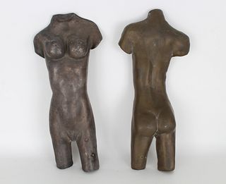 Pair of Ronald Goodman Bronze Nudes