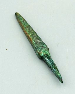 Classical Greek Bronze Arrowhead, ca. 480 - 330 BC