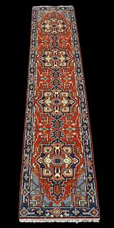 Serapi Hand-Knotted Persian Wool Rug