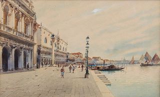 Andrea Biondetti (1851 - 1946) Venice Italy