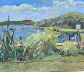 J. Gallucci (20th C.) Landscape