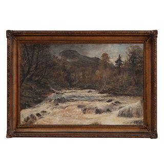 JOHN H. OSWALD. Firmado y fechado 1844. October Glenfilas. Óleo sobre tela. 50 x 75 cm Enmarcado.