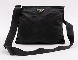 Prada Black Nylon Cross-Body Handbag