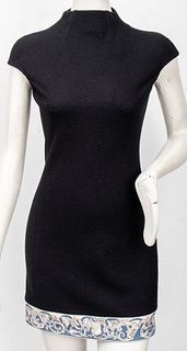 Emilio Pucci Wool-Blend Black Dress