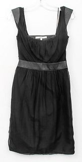 Blumarine Black Silk Cocktail Dress