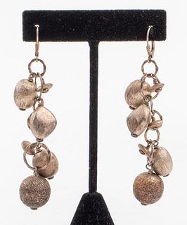 Sterling Silver Hand-Made Studio Earrings