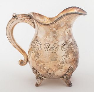 Victorian Style Silverplate Water Pitcher
