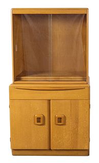 Heywood Wakefield Blonde Wood Cabinet