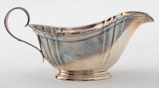 Gorham Sterling Chippendale Sauce Boat