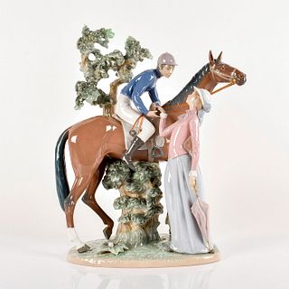 Jockey with Lass 1005036 - Lladro Porcelain Figurine