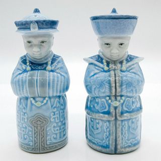 Salt & Pepper Shakers Blue 1008192 - Lladro Porcelain