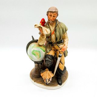 Ceramic Seated Pirate Figurine
