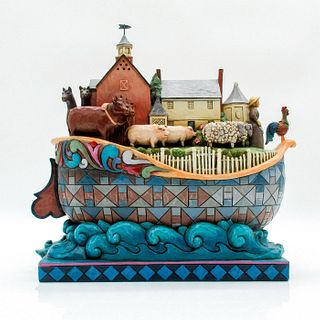 Williamsburg Jim Shore Figurine Noah's Ark Built on Faith