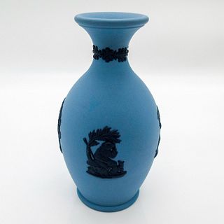 Wedgwood Pale Blue Jasperware, Bud Vase