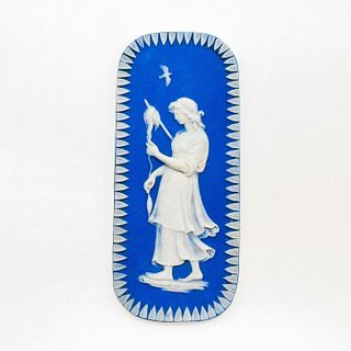 Wedgwood Blue Jasperware, Mini Plaque