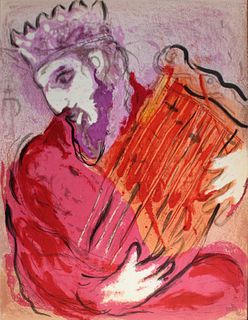 Marc Chagall - David and His Harp