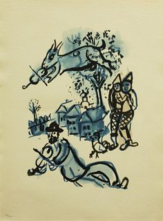 Marc Chagall (After)- Dans le Village