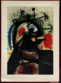 Joan Miro - Retrospective Poster