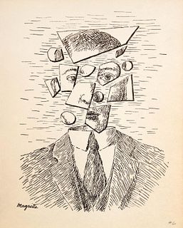 Rene Magritte - Untitled (Portrait)