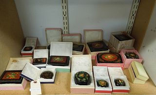 (14) Russian Lacquer Boxes.