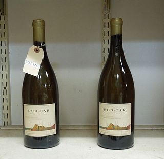 Two Magnums Red Car Ritchie Vineyard Chardonnay.