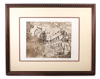 Charles BRAGG "READY CB" Hand Signed Etching