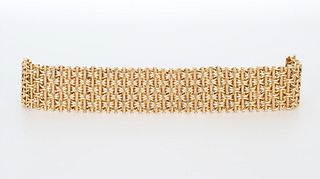 18K UnoAErre Gold Rope Ladder Bracelet