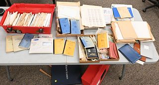 Large Group of Stamps and Stamp Books, to include US Mint 20 cents, 25 cents, 22 cents, US Mint mostly from 1980's, unused sheets, etc. 