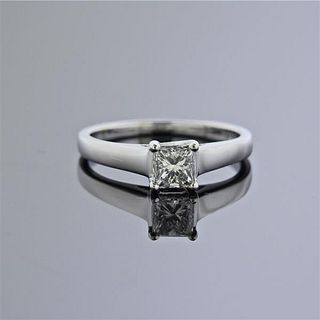 GIA 0.70ct Diamond Platinum Engagement Ring