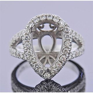 Platinum Diamond Engagement Ring Setting